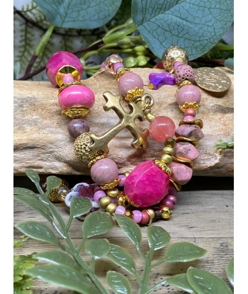 Bracelet Amazone Rose Iguan livraison et retour toujours gratuits