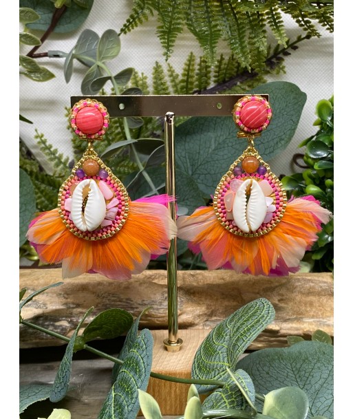 Boucles d’oreilles plumes Hypnochic des créatures d'habitude