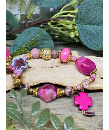 Bracelet Amazone Rose Iguan livraison et retour toujours gratuits