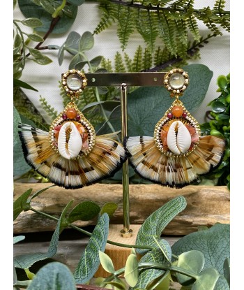 Boucles d’oreilles plumes Hypnochic la livraison gratuite