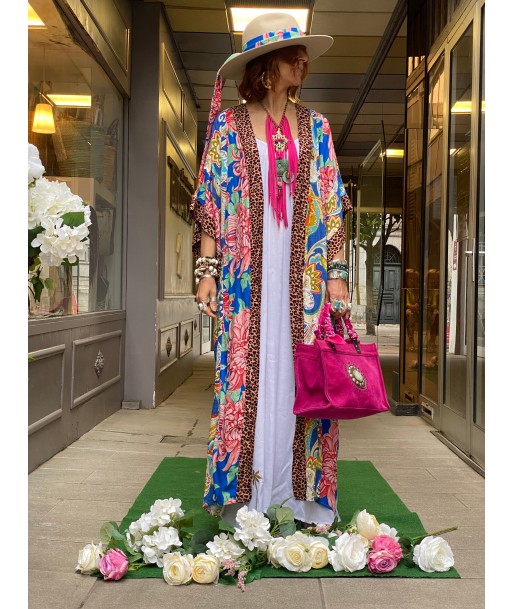 Kimono Long Fleur de Pirate Paris Déstockage Promo